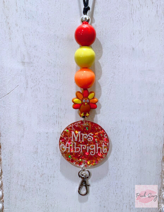 Thanksgiving Lanyard -- Sale!