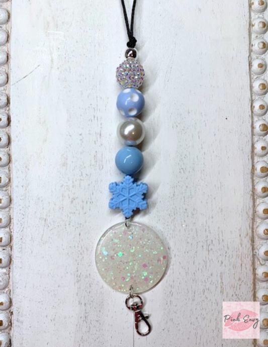 Winter Snowflake Lanyard