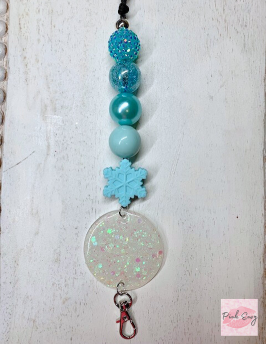 Winter Snowflake Lanyard